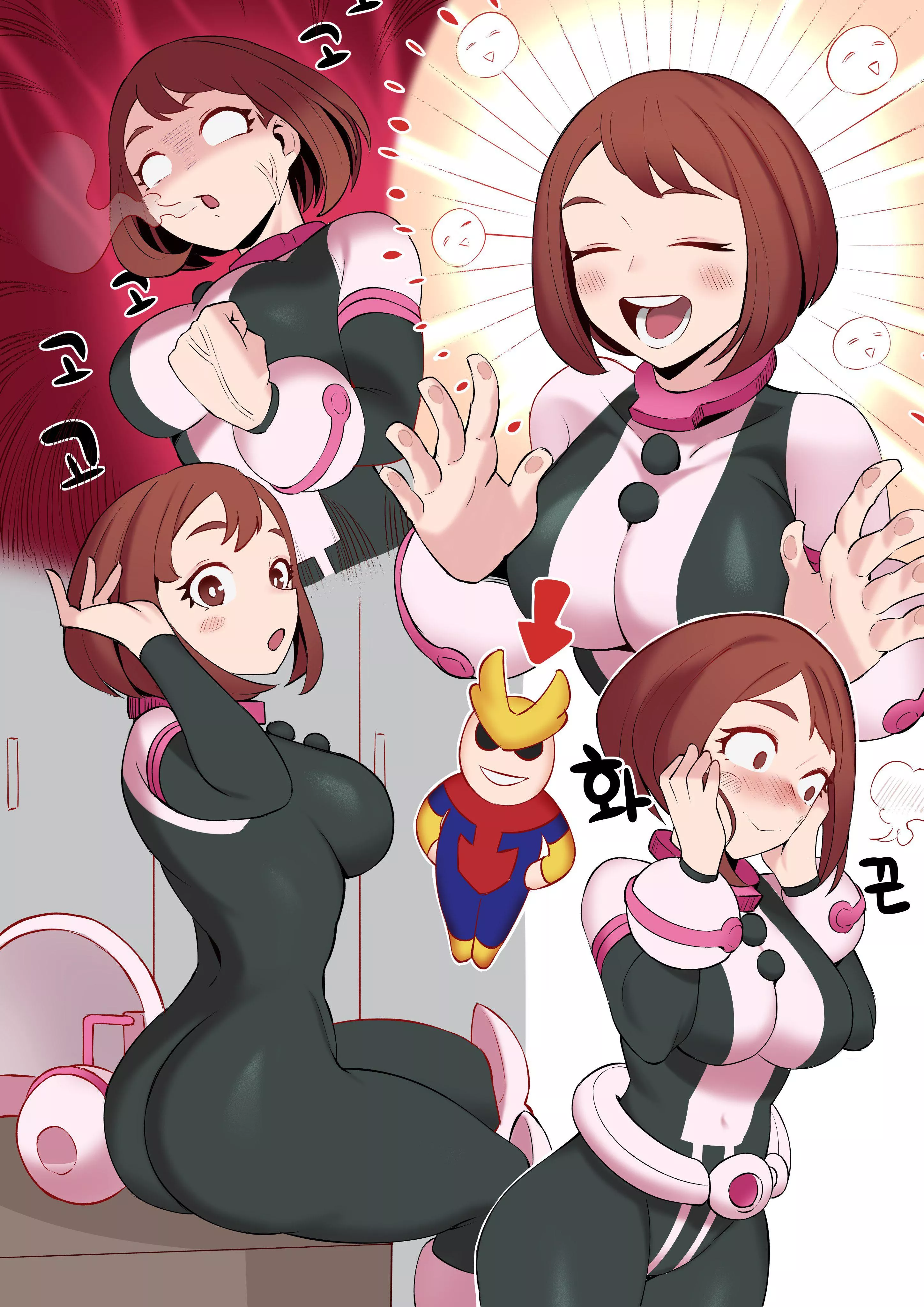 Ochako’s skintight suit (koyap) [My Hero Academia]