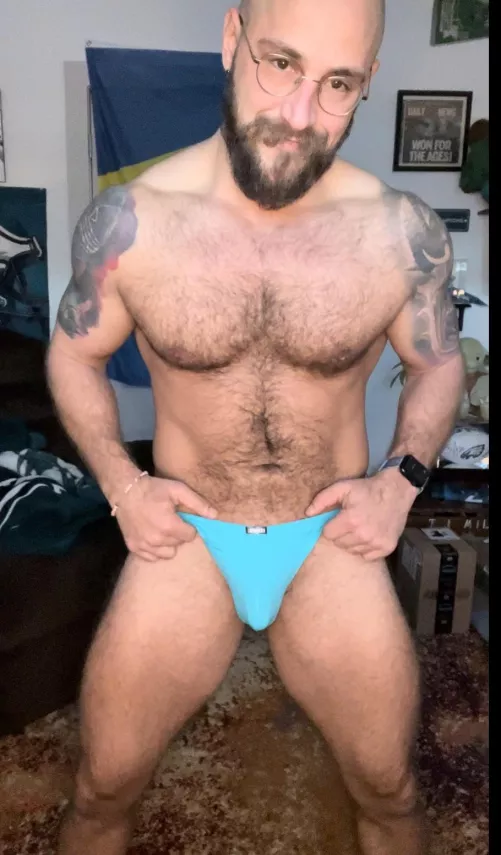 Off season means I get to keep my body hair for a few months