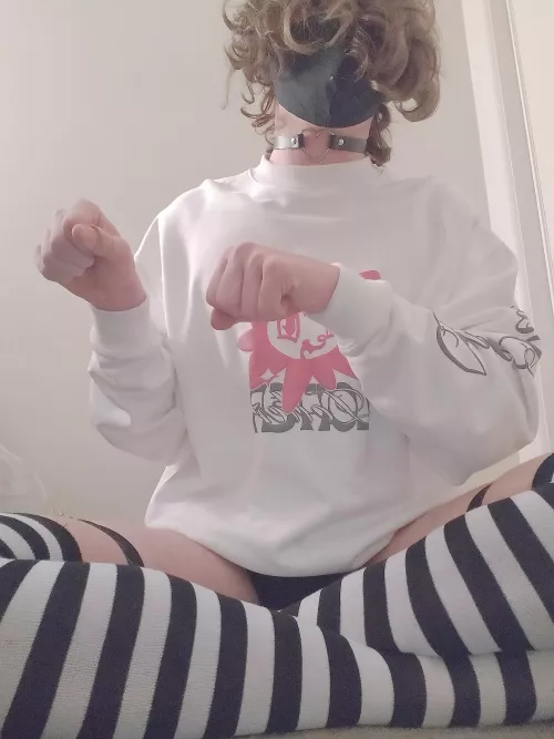 Practicing being a CATBOY!