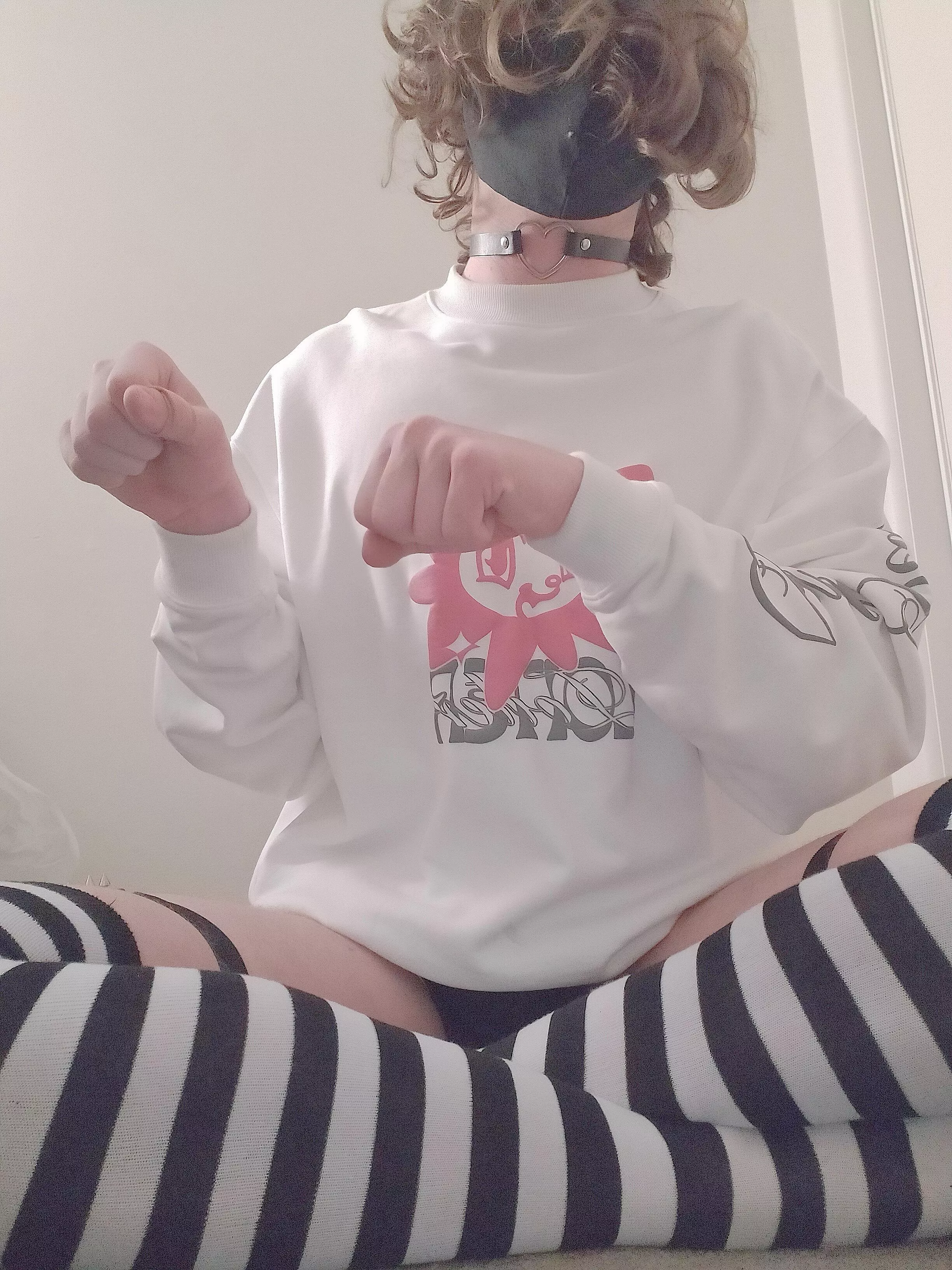 Practicing being a CATBOY!