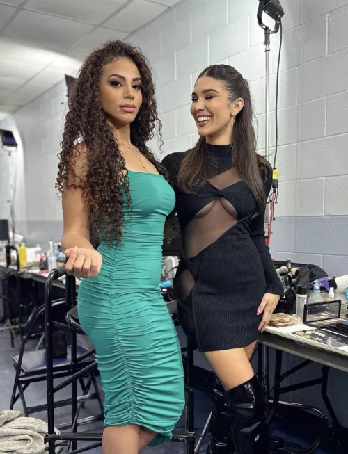 Samantha Irvin and Cathy Kelley