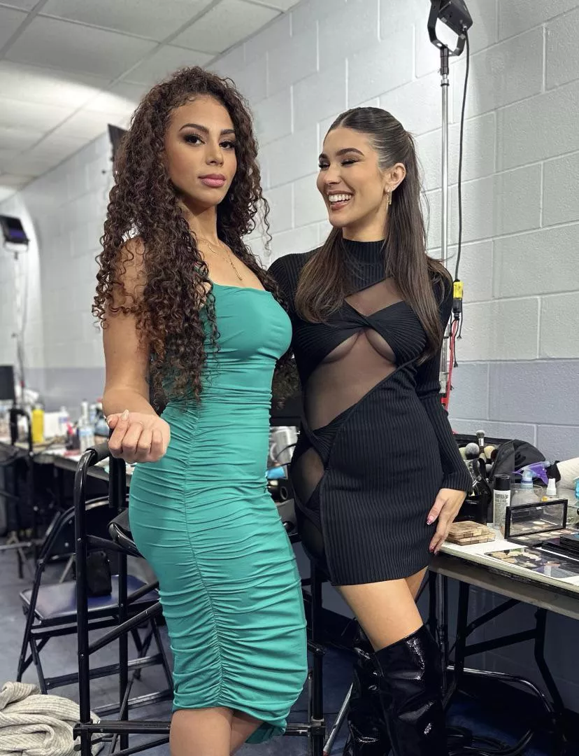 Samantha Irvin and Cathy Kelley