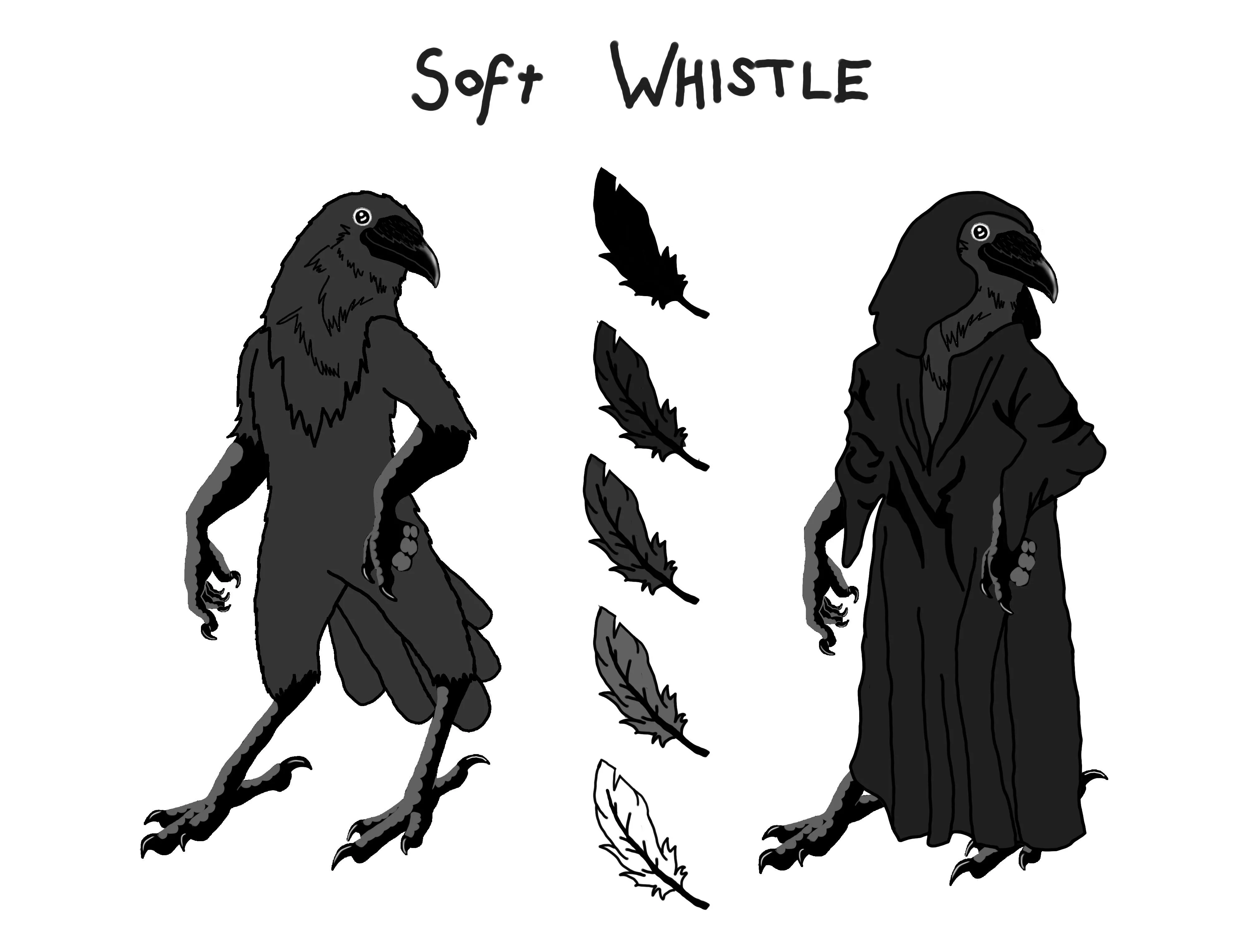 Soft Whistle! art by me