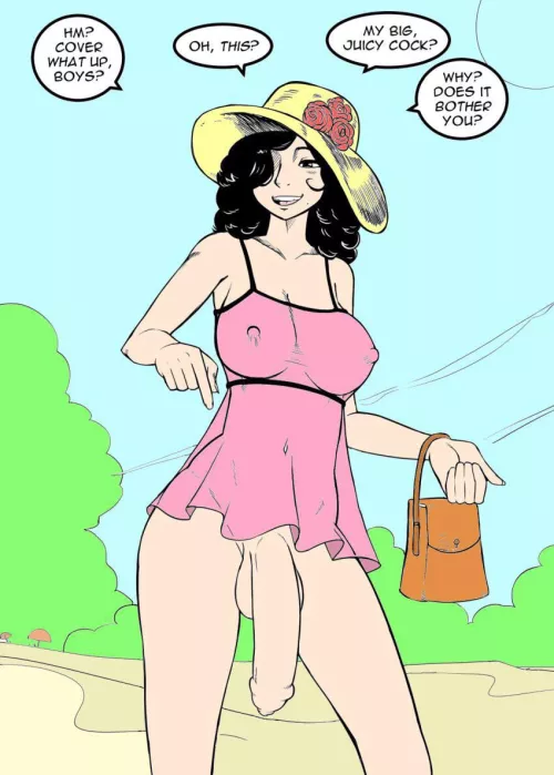 Strolling around in the park