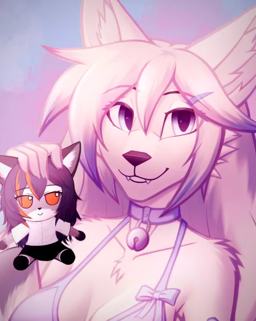 very marketable plushie (WIP)