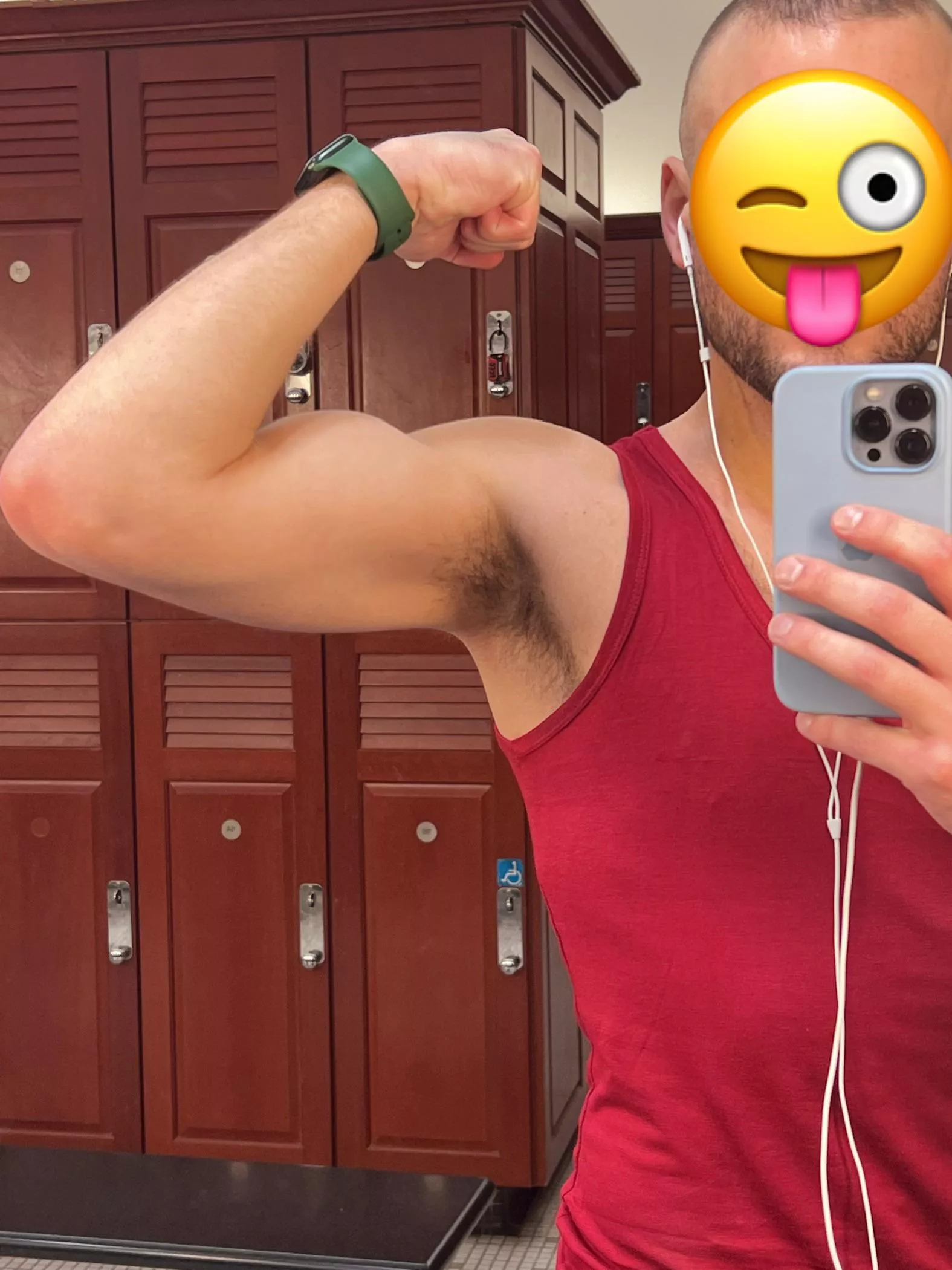 What would you do if you saw me taking armpit selfies at the gym?