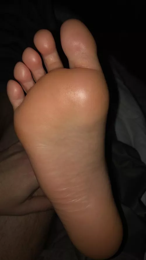 Wife’s feet after a night out