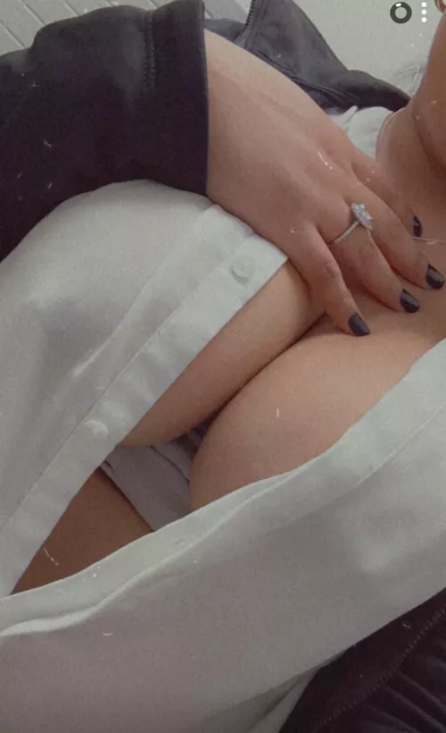 Wifey got a little too excited at work today 🤤