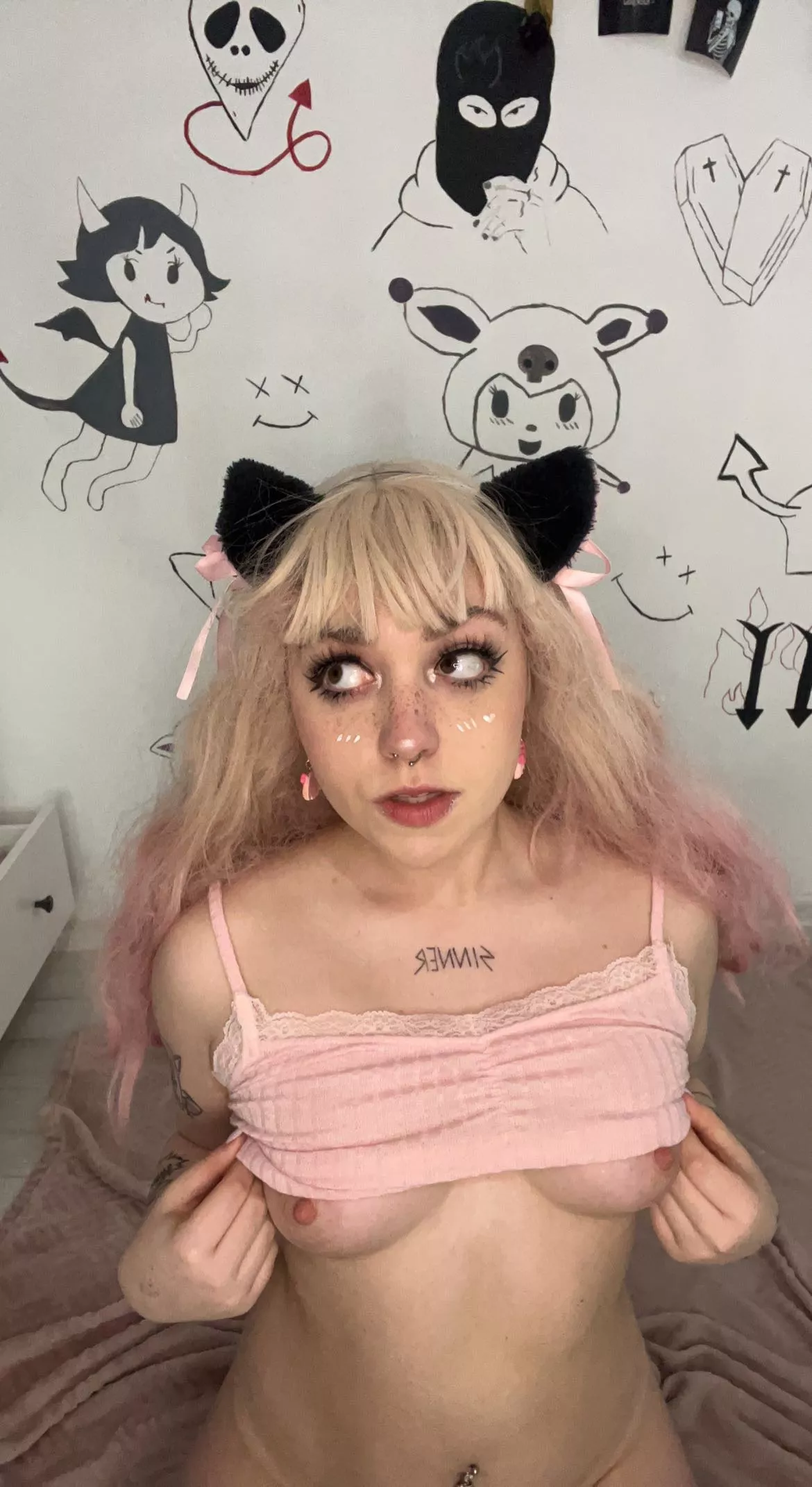 Would any older men here fuck a petite 19 year old punk girl?