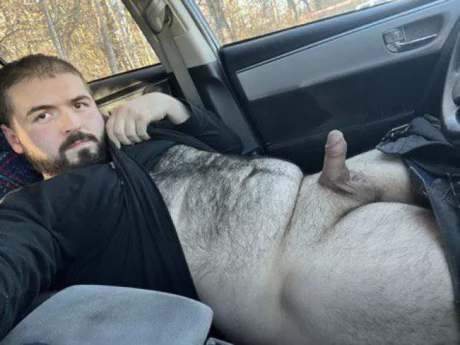 Would you cum watch me stroke in my car?