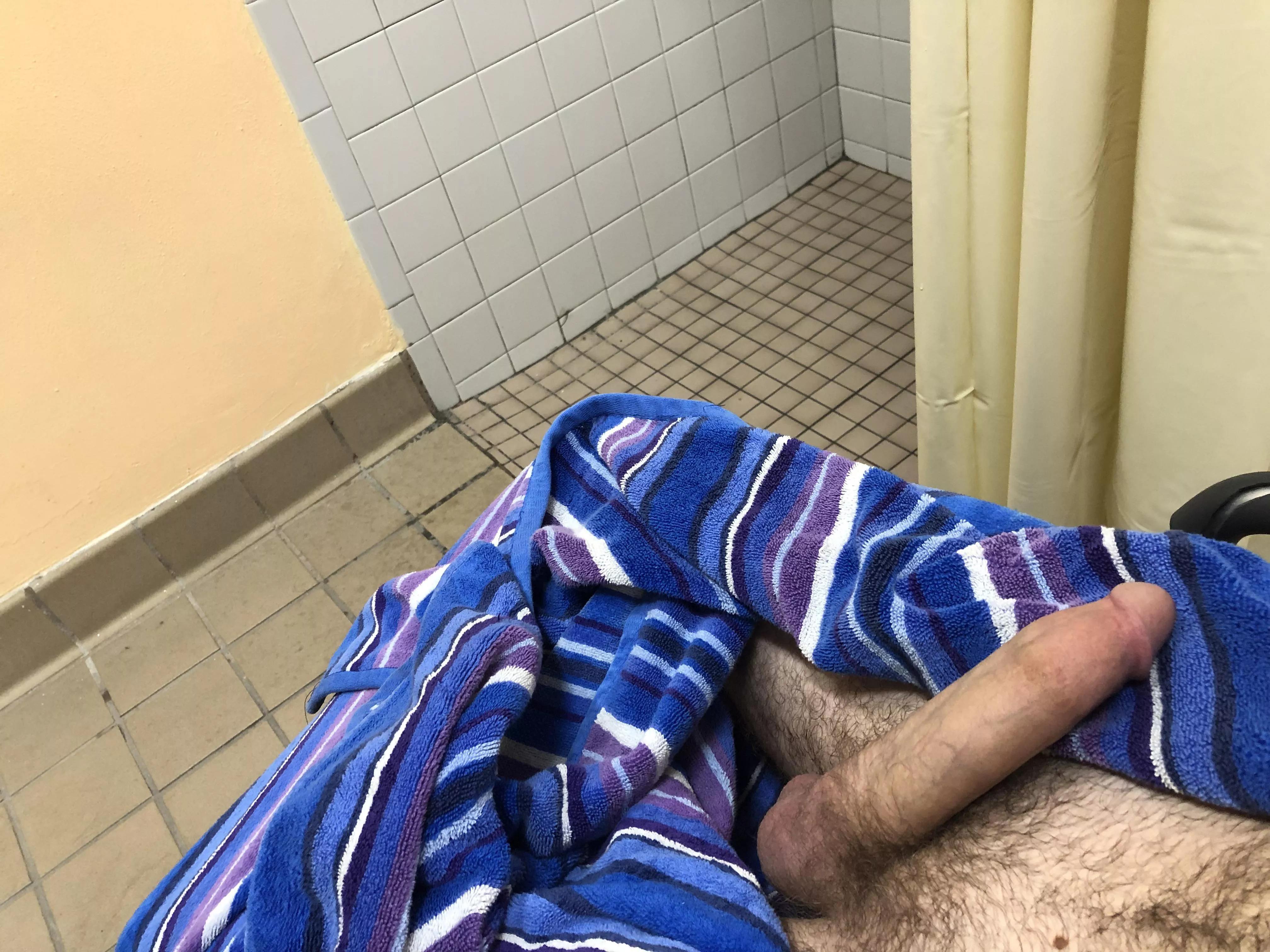 You walk into the lockerroom and see me sitting like this.. what do you do?