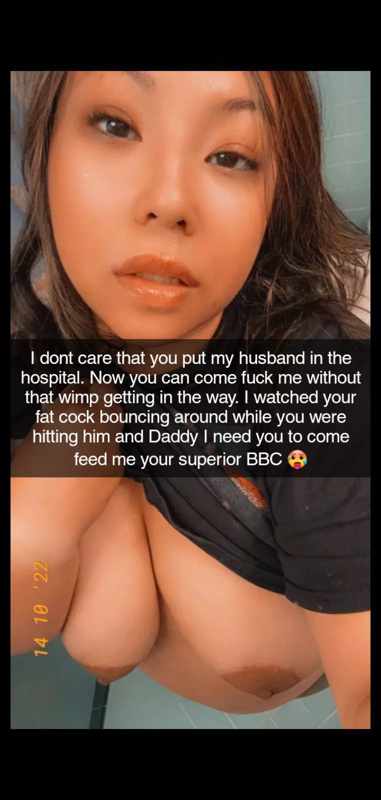 Your wife needs big dick more than she needs you to live.