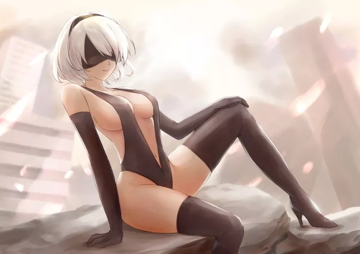 2B in a new swimsuit (sebu)