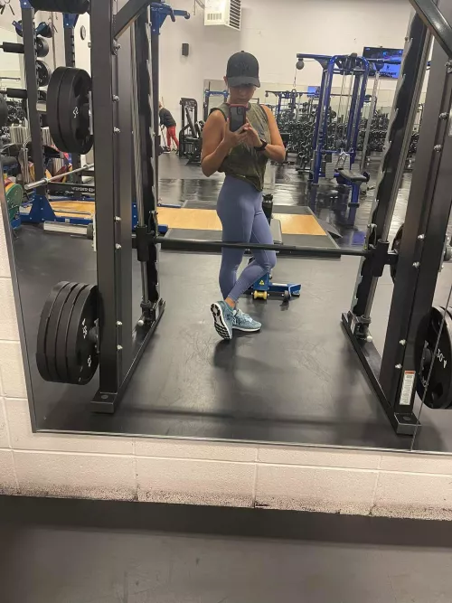 Always great training early in an empty gym!