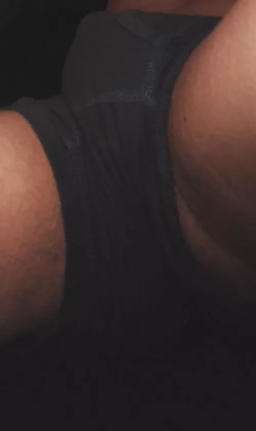 Bulge with boxers up his ass