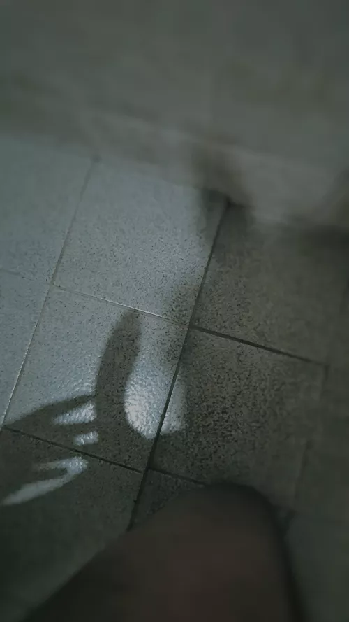 Bunny ears casting shadow... and something else. 🐰😳