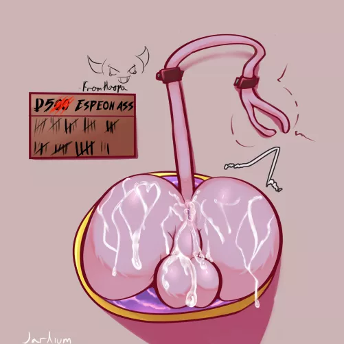 Cum covered espeon (jarlium)