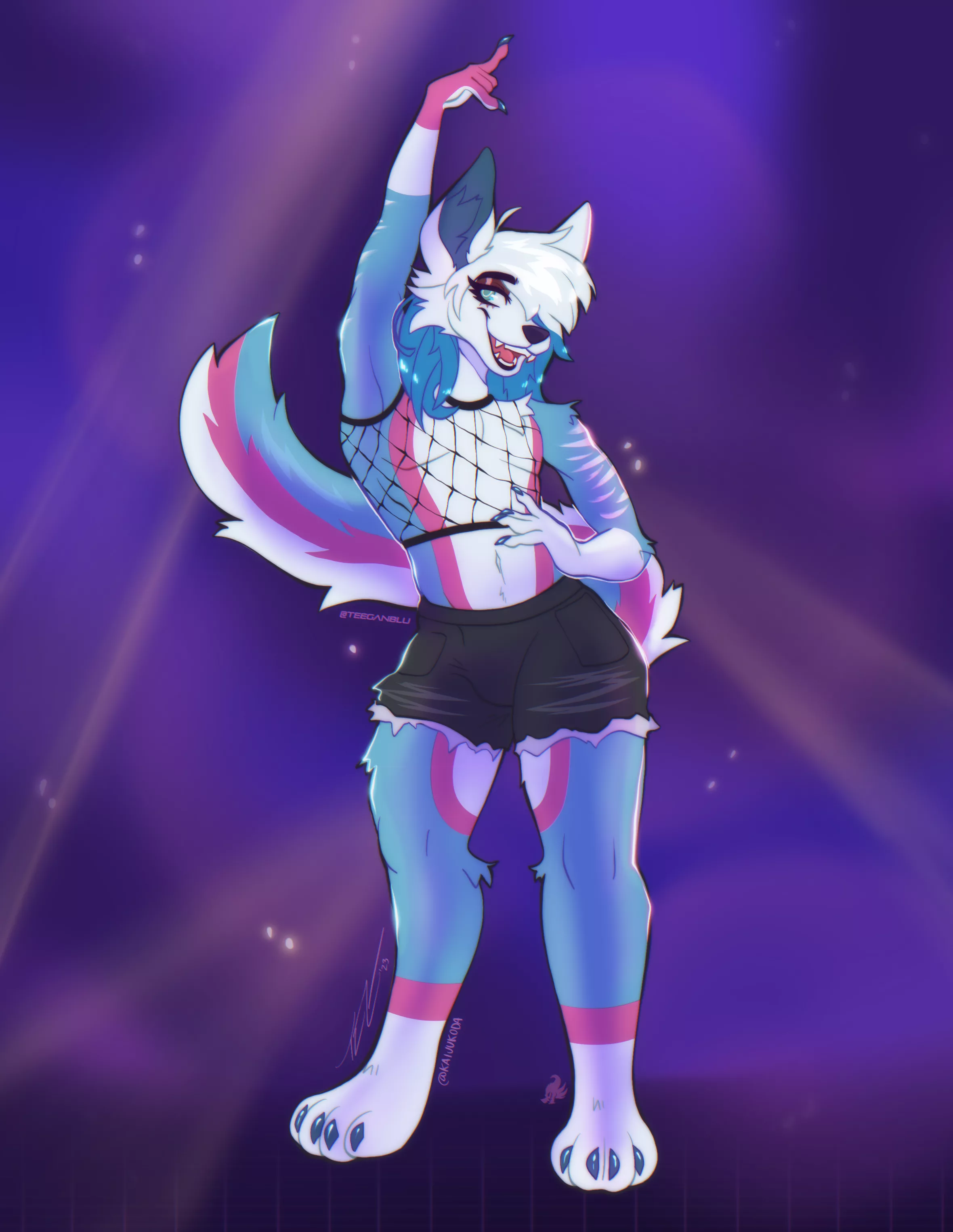 done by the wonderful @KaijuKoda on twitter!