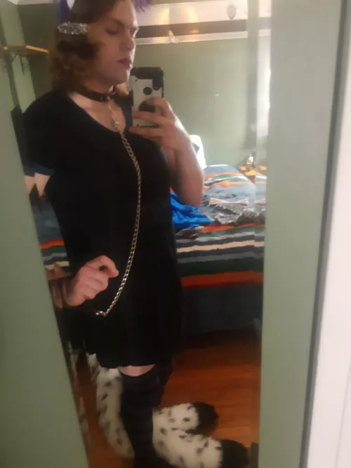 Full kitty get up with one big tail 🤭