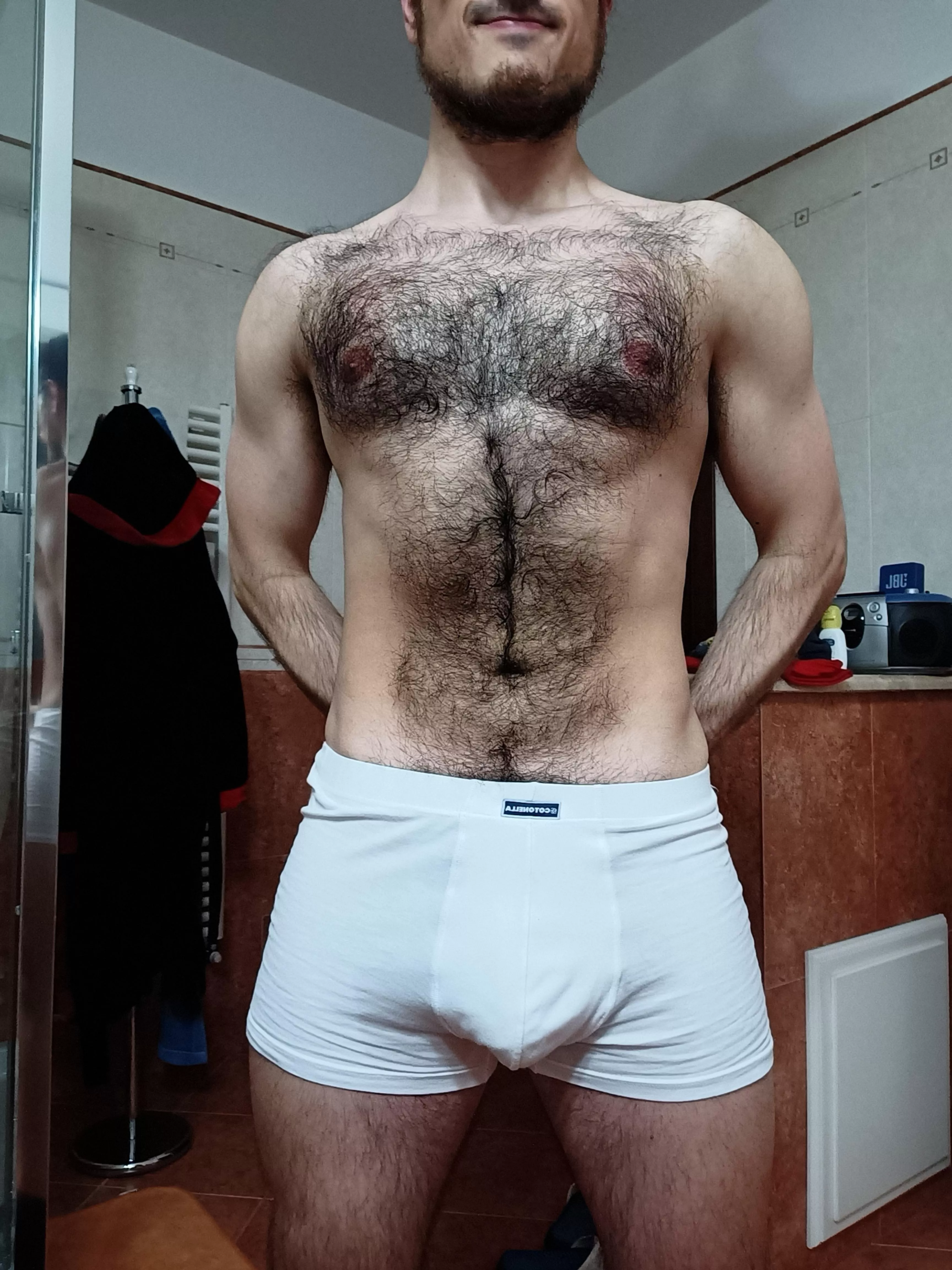 hairy sweaty chest for you