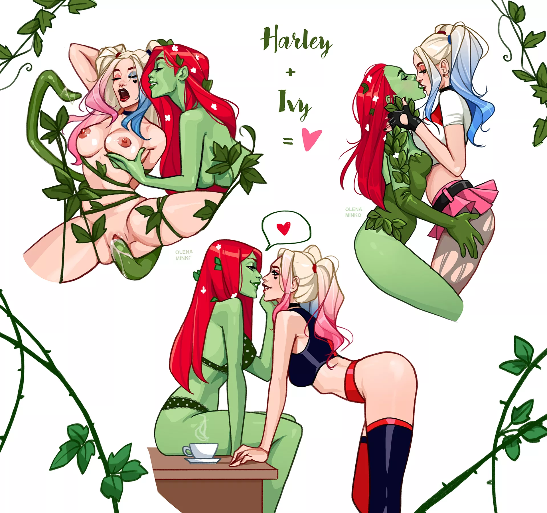 Harley + Ivy = Love (Minko) [DC]