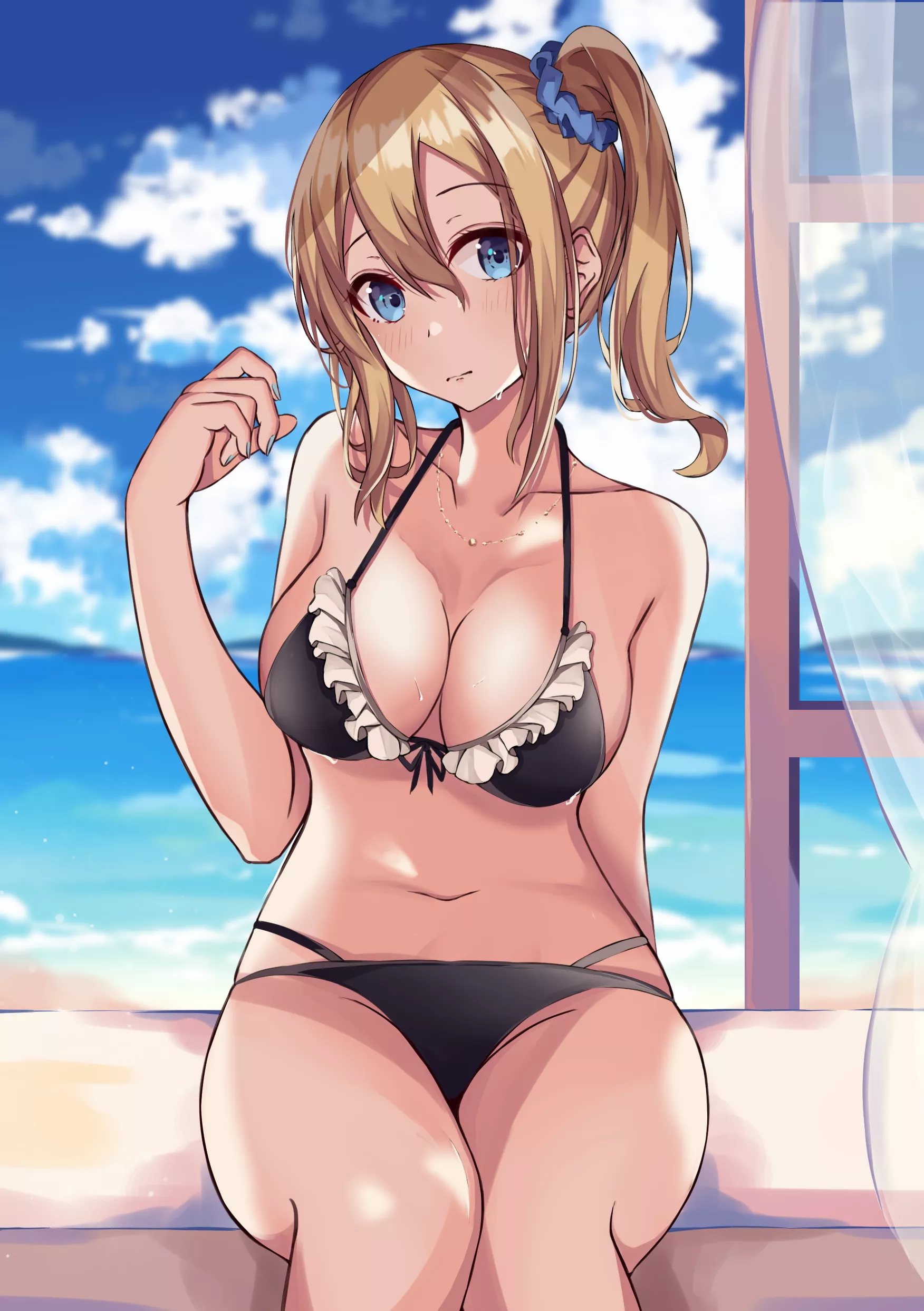Hayasaka Ai in Two-tone Frilled Bikini (Shigurene) [Kaguya-sama wa Kokurasetai]
