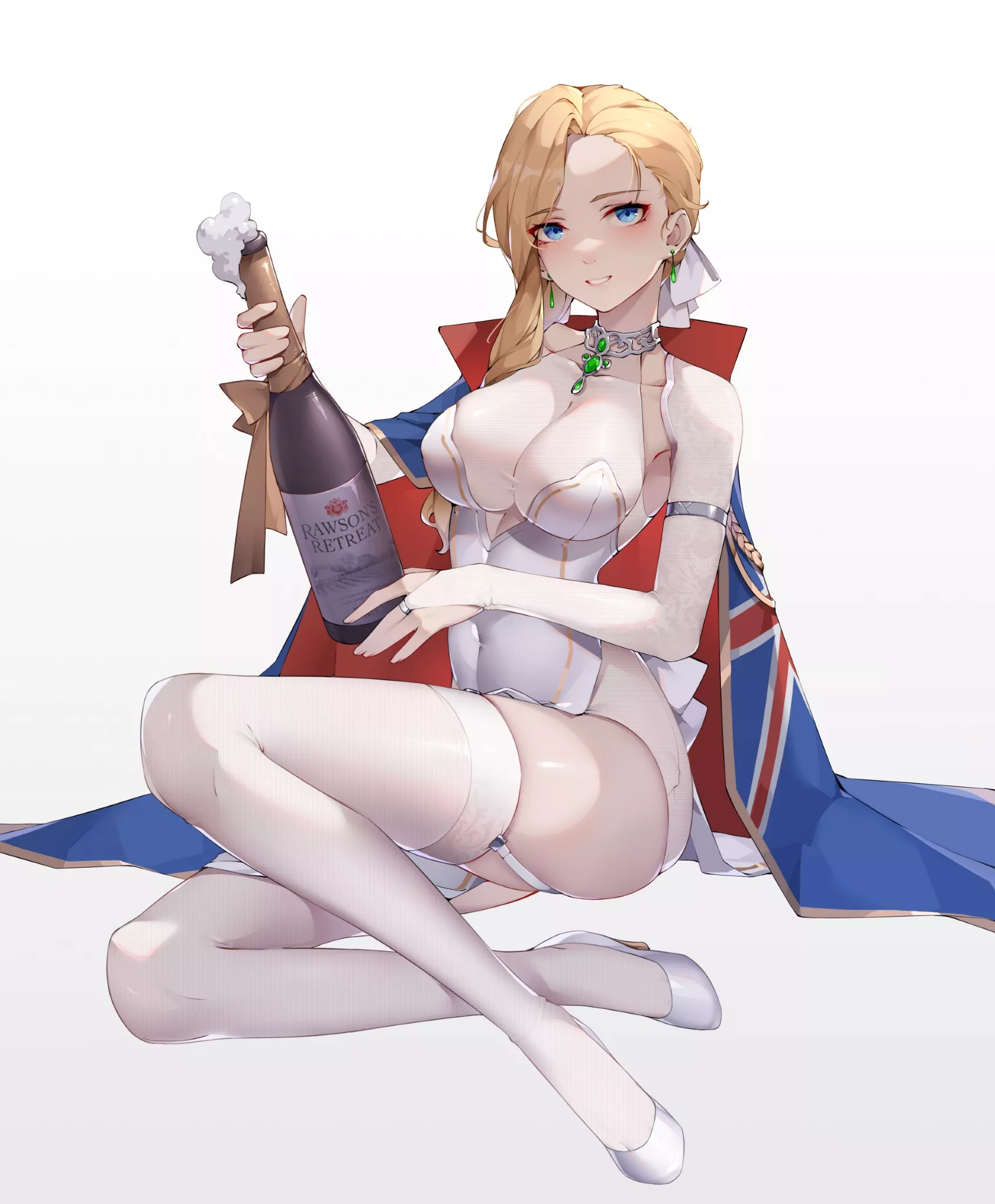 Hood popping the champagne (By wsfw) [Azure Lane]