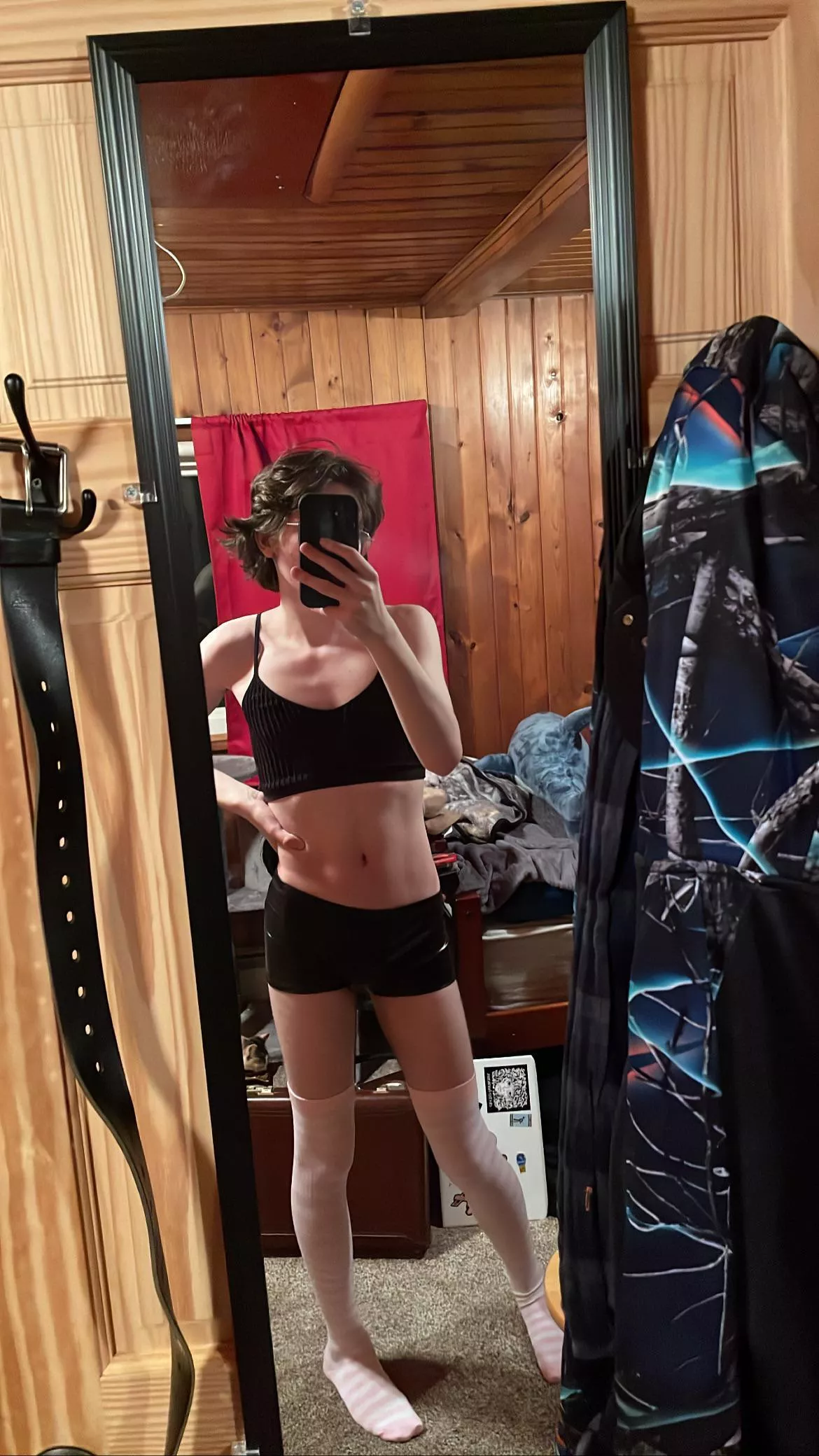 I love my bra and short shorts