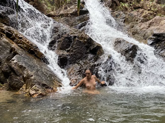 If I swim, then only naked