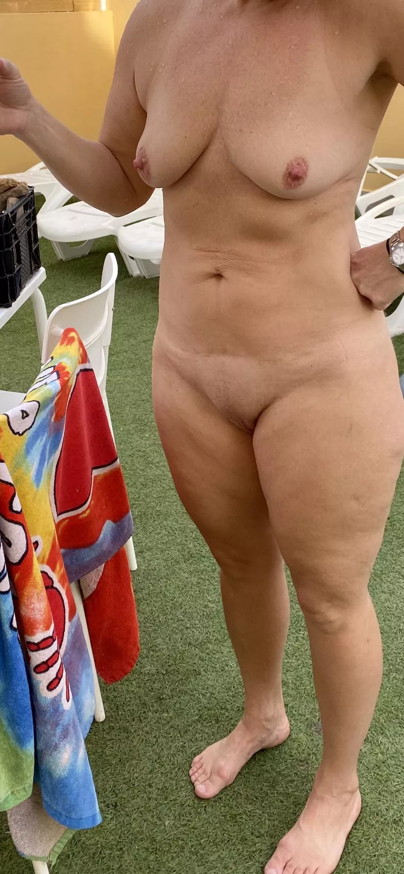 I’m going swimming…after this drink😁 F/51/5’6”/145