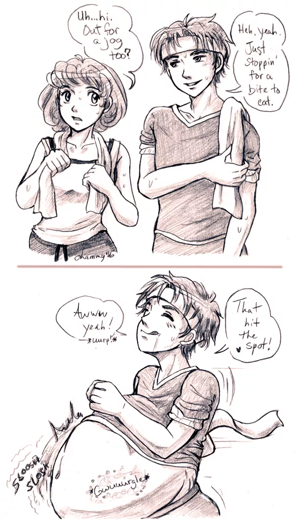 {image} Girls are a good source of calories!