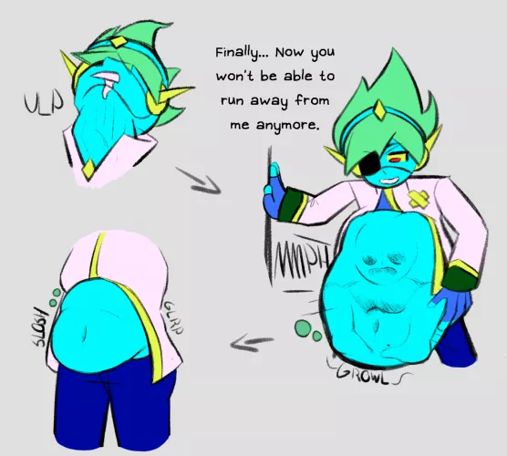 {Image} Spaceboy and Sweetheart! Just posting some Omori vore because why not.