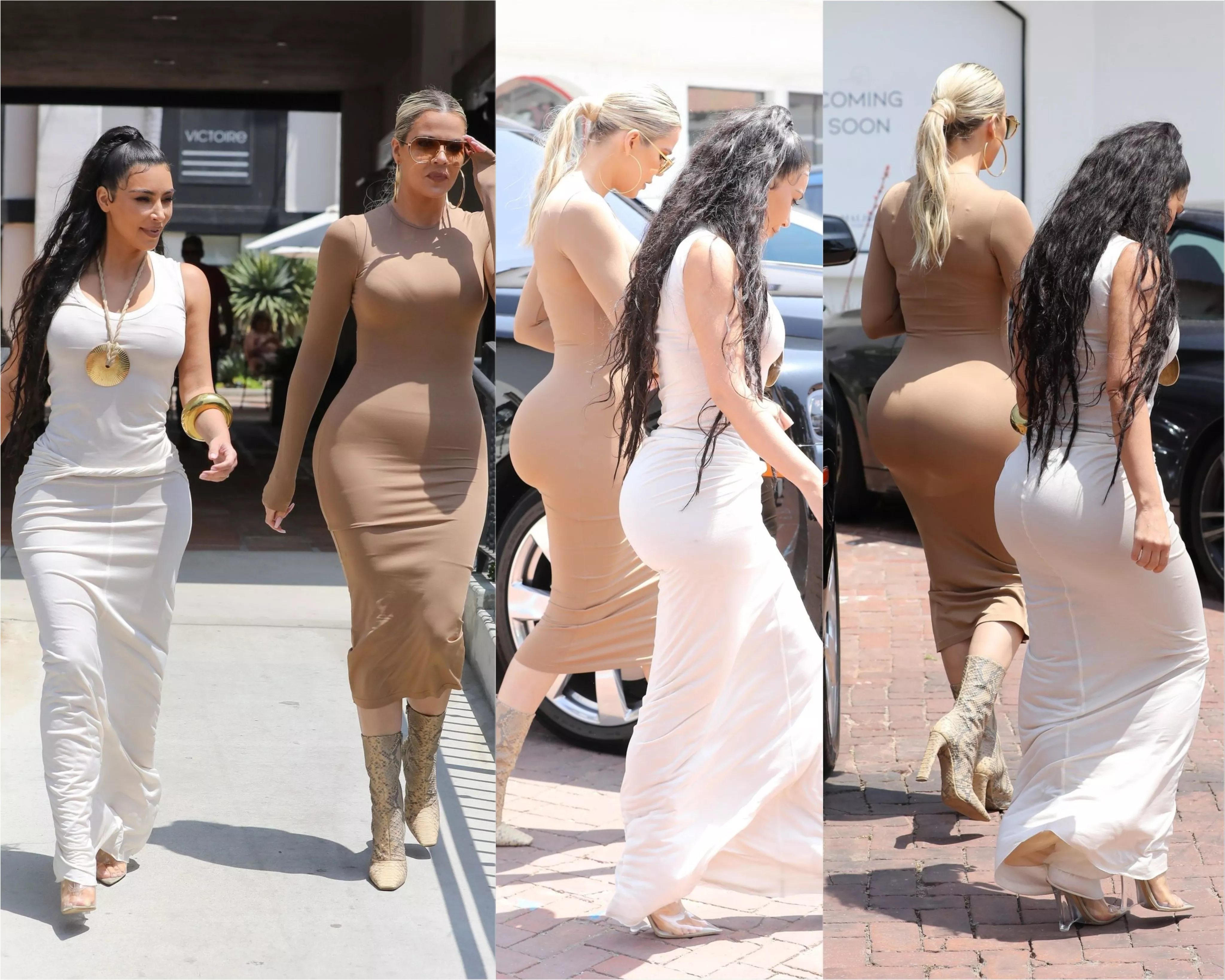 Kim and Khloe, the Booty and Hips Queens