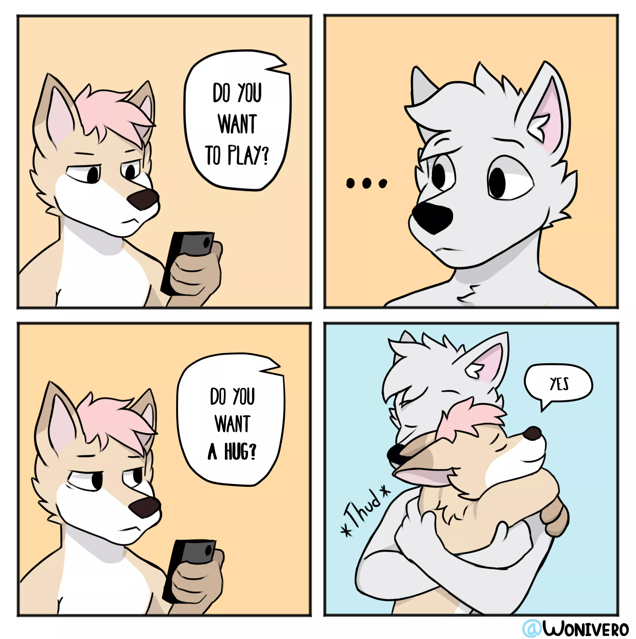 Knowing other's emotion (comic by me)