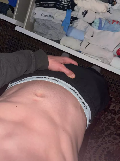 Maybe if I get some likes I will post it without my pants ;) [19 years old, 19cm, very thick]