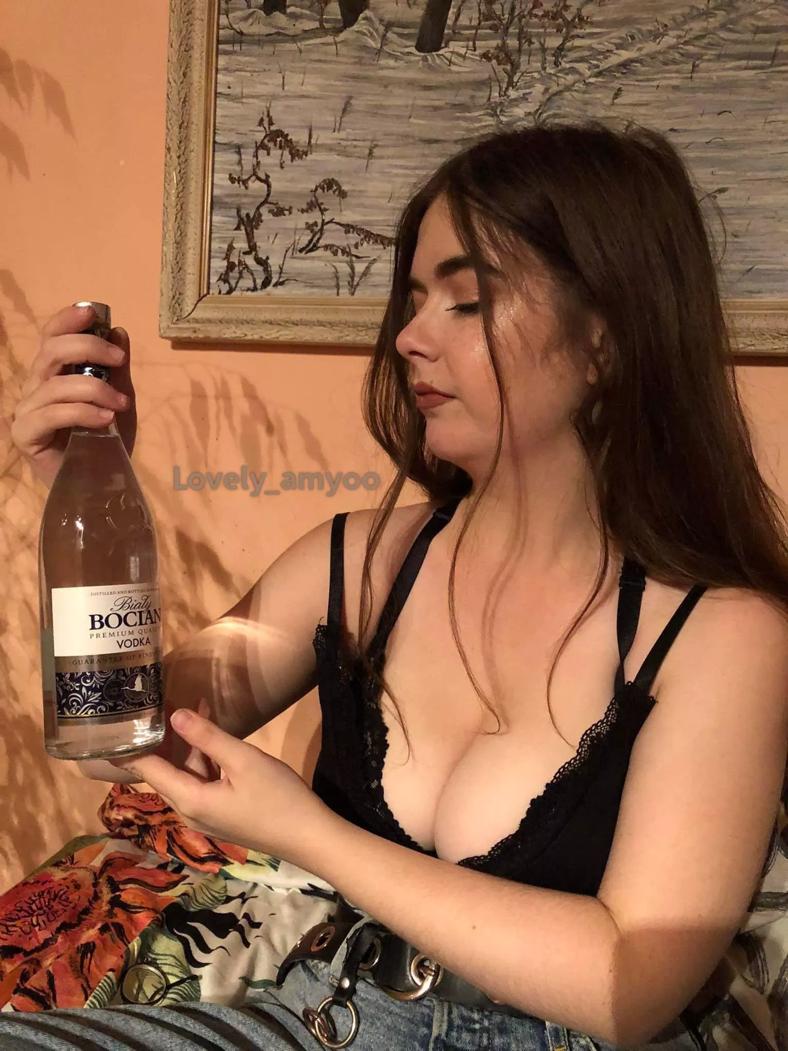 Me and the best Polish vodka, would u like to try it with me?