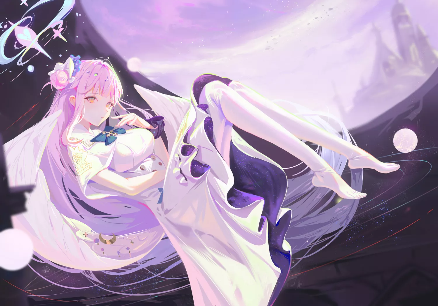 Mika Misono [Blue Archive] (Three Umbrellas)