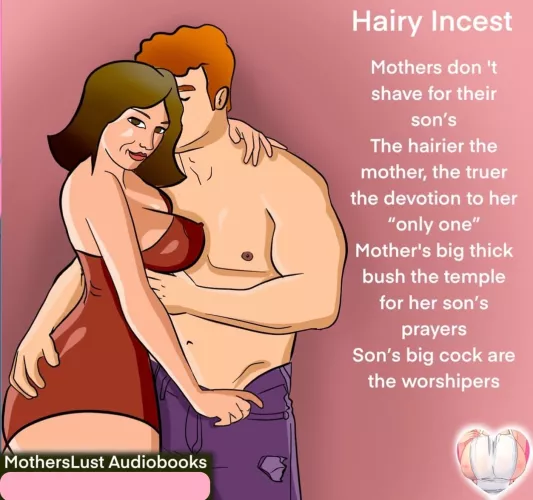 [Mother/Son Incest Art] Mother's Hairy Incest