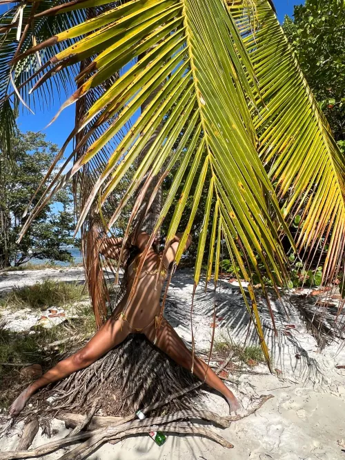 My dad doesn’t like my bikini. What do you think?