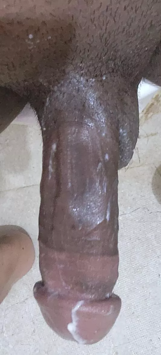 My dick after a session with my girlfriend