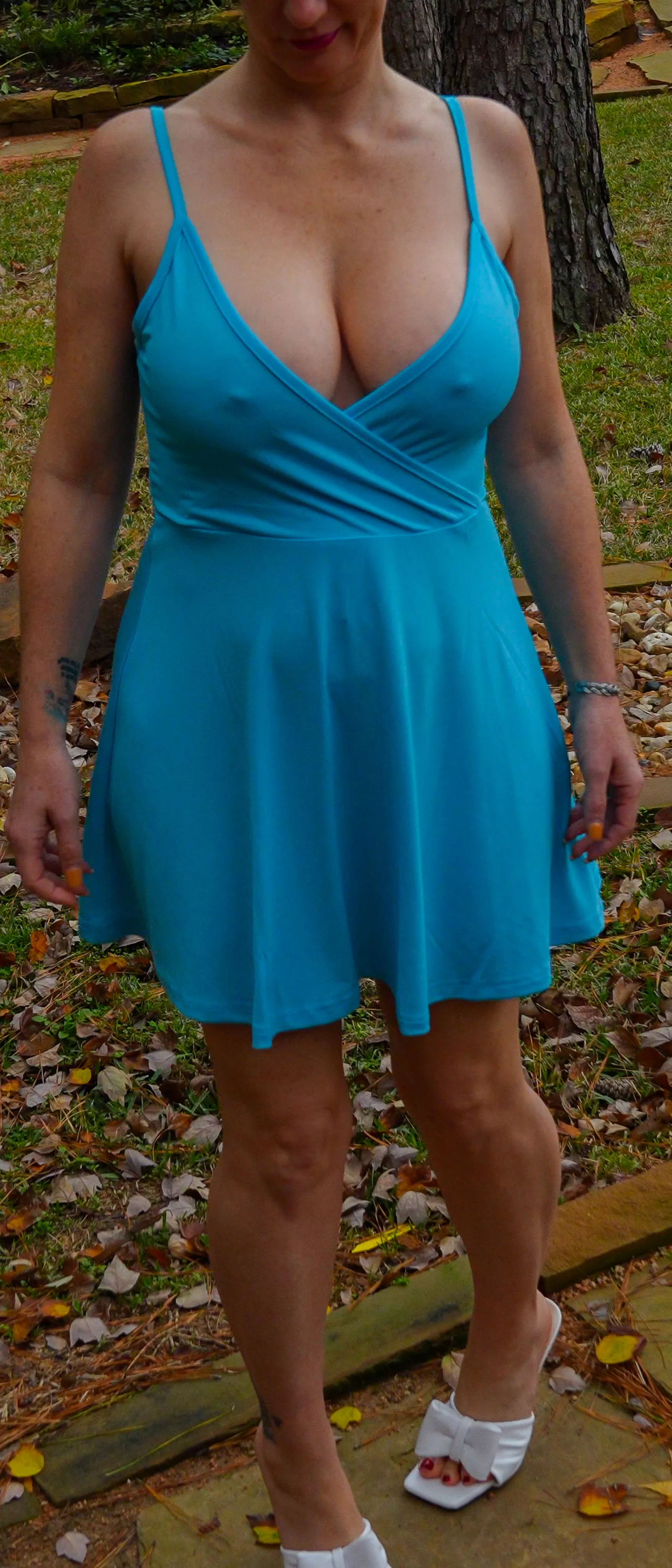 My nipples stayed hard most of the day today, to everyone's delight