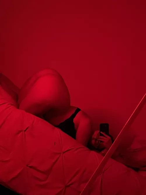 My thick covers my thong haha