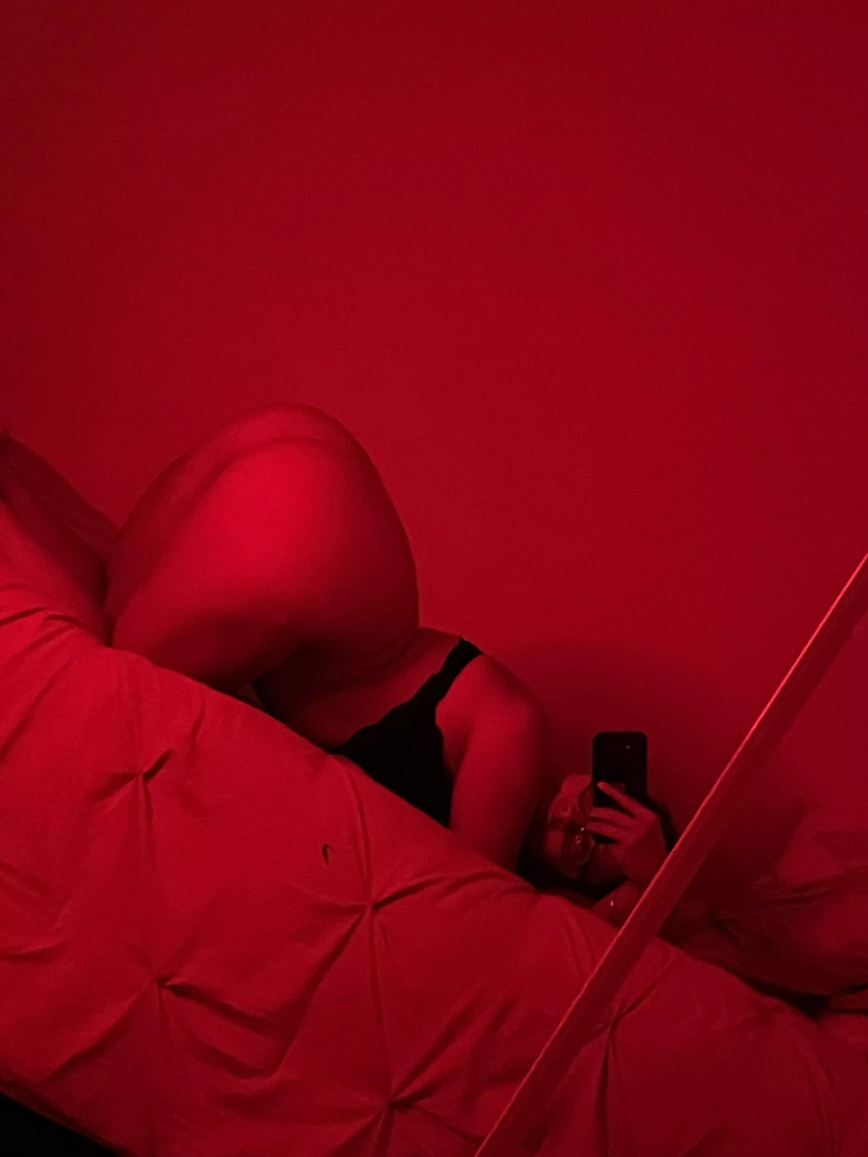 My thick covers my thong haha