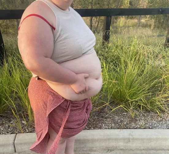 OMG my belly has become SO heavy!