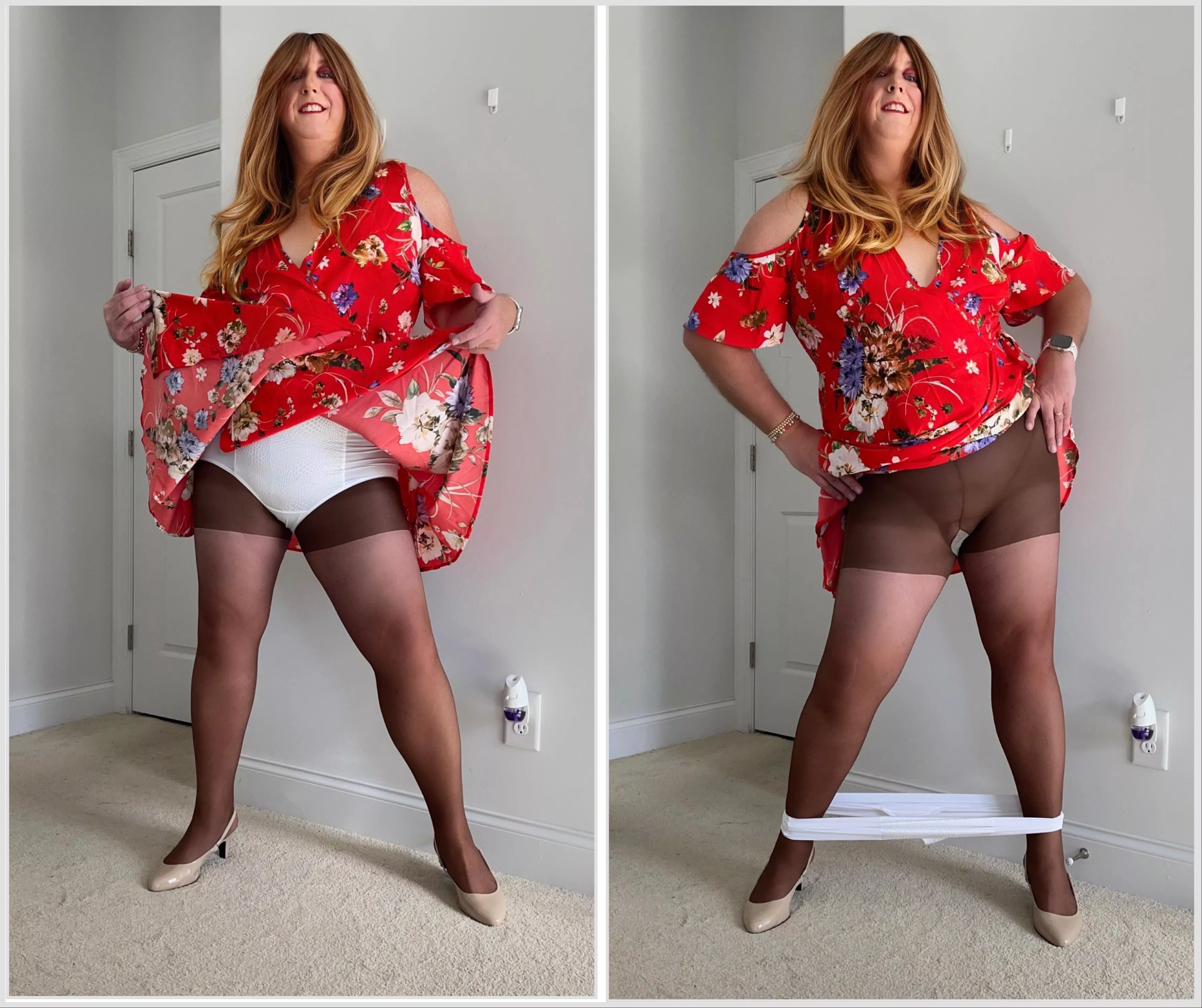 Panties On and ‘Kinda On’….💋