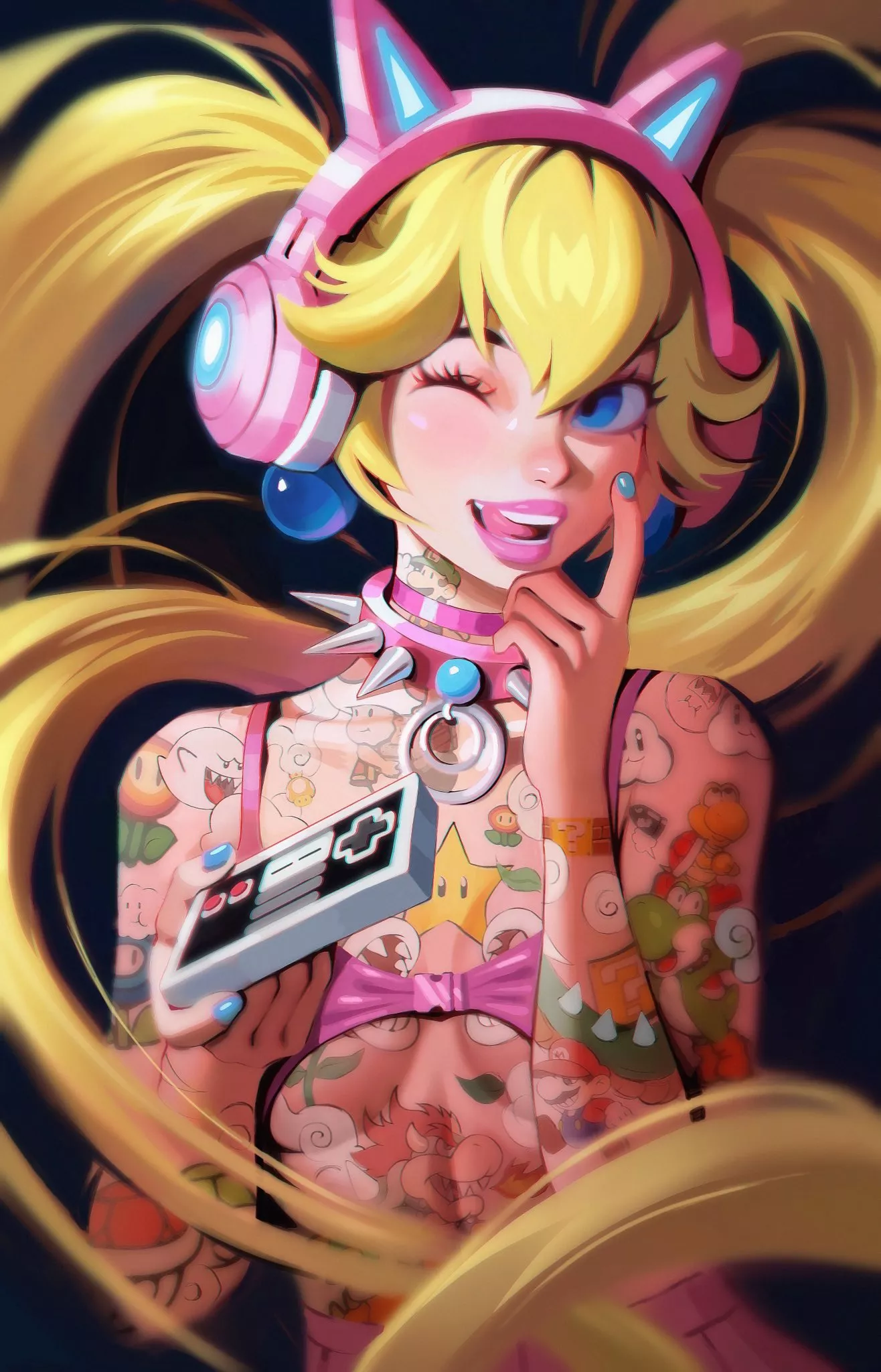 Princess Peach Gamer