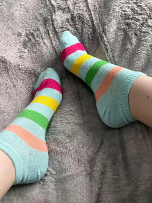 Rainbow stripes for sale 🌈 Let me know what you think! $15 with shipping included