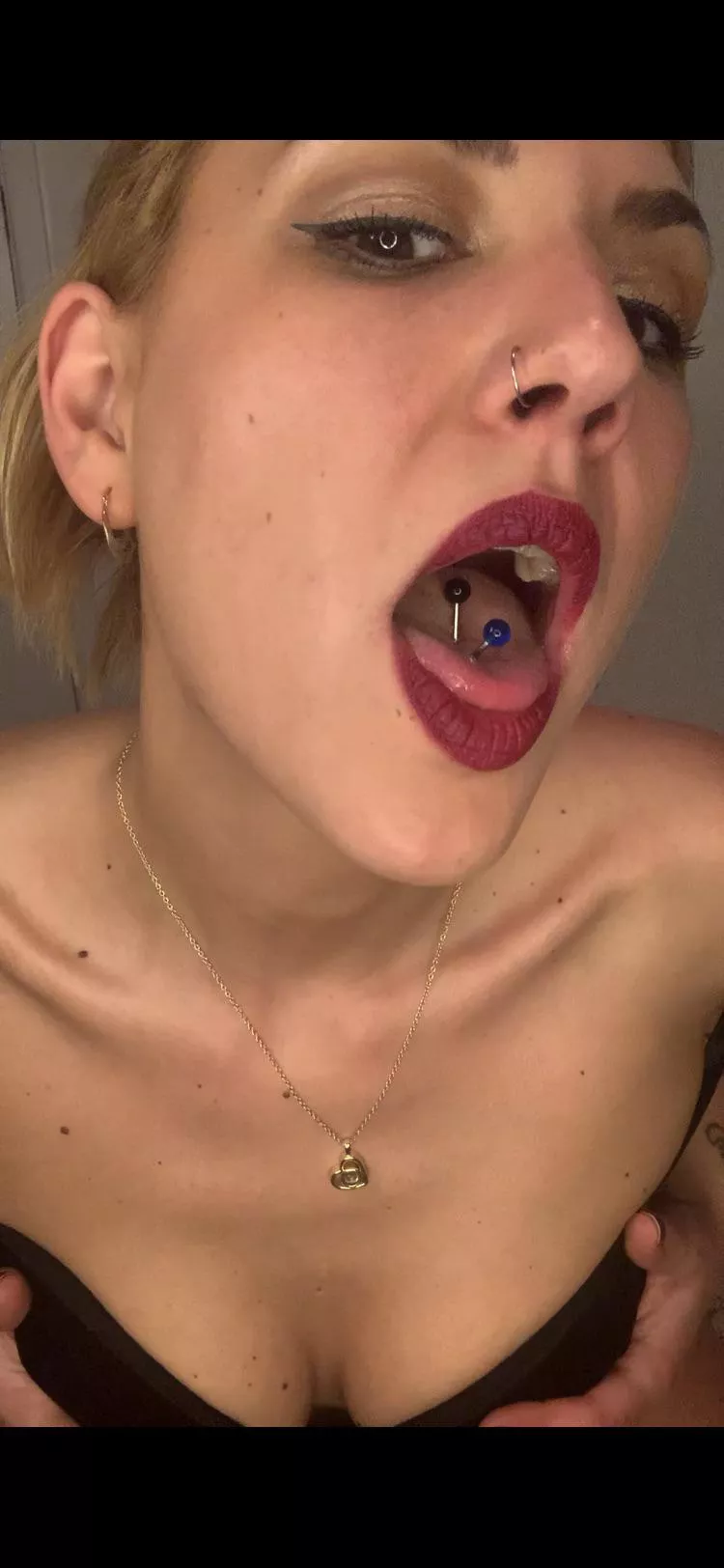 Shall we make a mess of my lipstick?