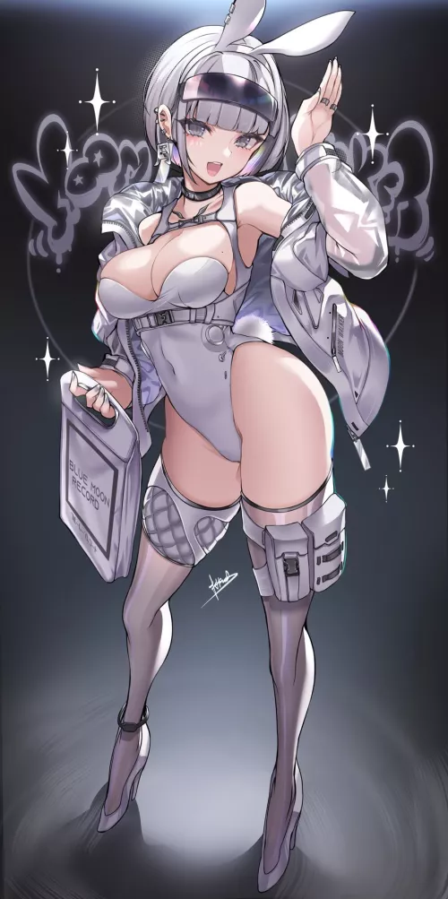 Silver Bunny Girl
