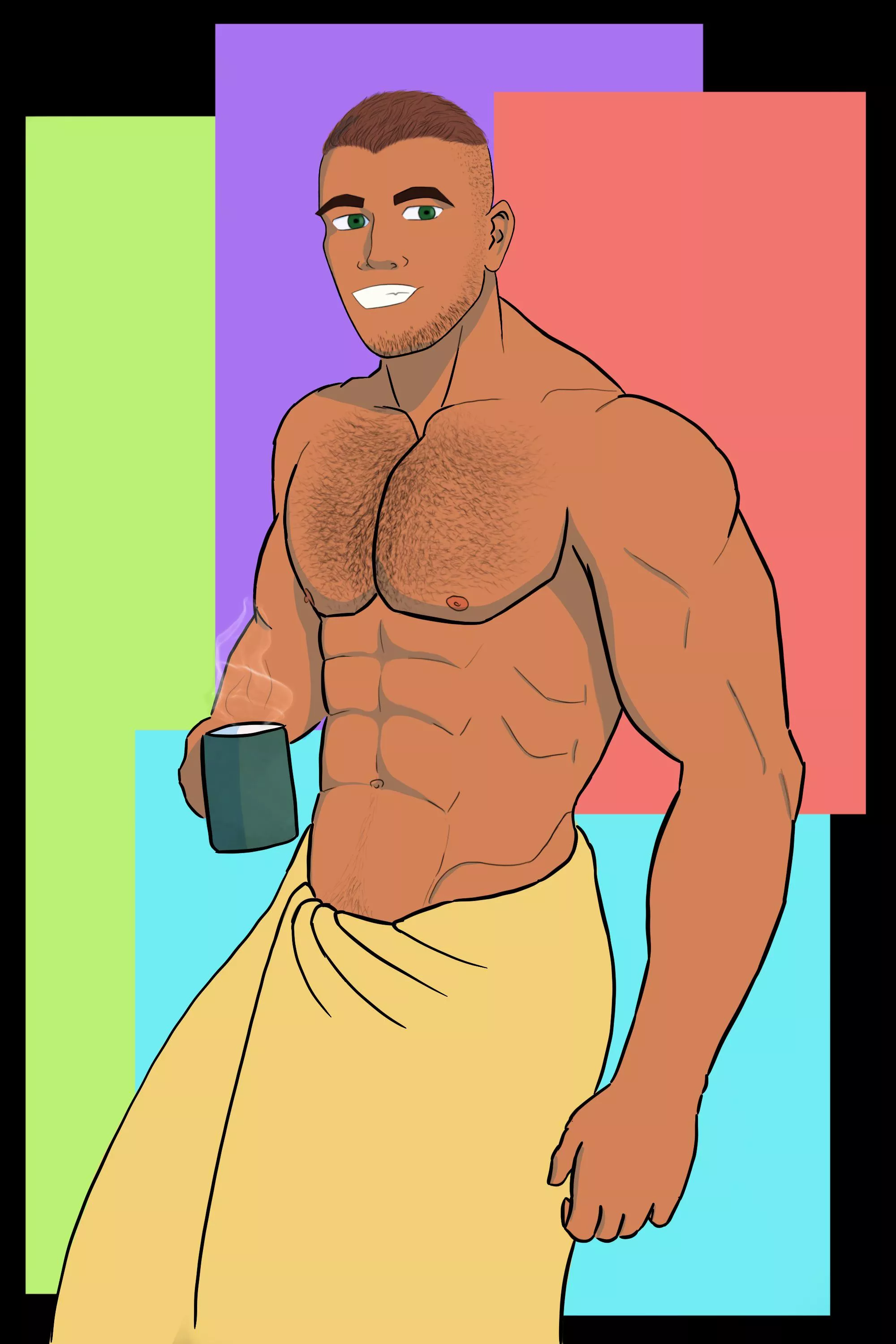 Still crap face and shadows, but body looks better, lol (@Ricard_Calvert)